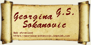 Georgina Sokanović vizit kartica